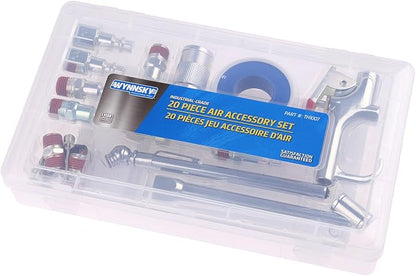 1/4’’ Air Compressor Fittings with Blow Gun Kit, Tire Gauge, Air Chuck, 20PCS