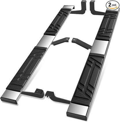 Auto Dynasty Running Boards Compatible with 2016-2020 Chevy Tahoe GMC Yukon, Stainless Steel Side Step Rail Nerf Bars, 6.5" x 73" Step Bars, Polished Chrome