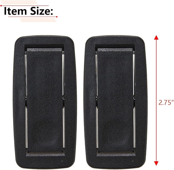 RLB-HILON 2PCS Rear Cargo Net Hook Assembly Compatible with Ford Edge 2016 2017 2018 2019 Year