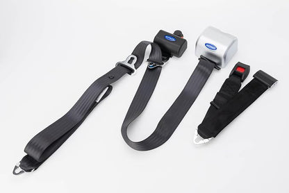 Q'Straint Q8-6326-A1-HR Retractable Lap and Shoulder Combination Belt with Retractable Height Adjuster – OEM Wheelchair and Mobility Transport Component