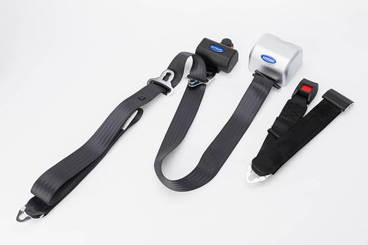 Q'Straint Q8-6326-A1-HR Retractable Lap and Shoulder Combination Belt with Retractable Height Adjuster – OEM Wheelchair and Mobility Transport Component