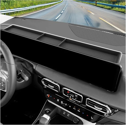 SXCY for 2026 Nissan Sentra Dashboard Organizer Tray for 2026 Nissan Sentra Accessories Screen Back Console Tray 2026 Sentra Behind Dash Console Organizer Screen Behind Phone Organizer