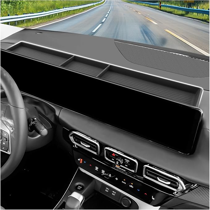 SXCY 2PCS for 2026 Nissan Sentra Center Console Organizer Tray+Dashboard Tray for 2026 Nissan Sentra Accessories Center Console Tray 2026 Sentra Armrest Console Organizer Tray