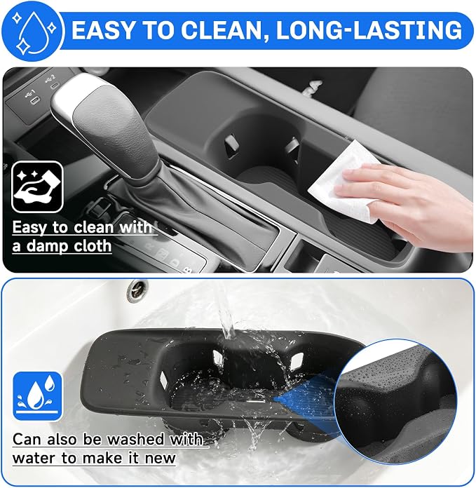 SXCY for 2026 Nissan Sentra Cup Holder Insert [Front Center Console] for 2026 Nissan Sentra Accessories Silicone Cup Holder Limiter 2026 Sentra Console Drink Holder Adapter Non-Slip Stopper
