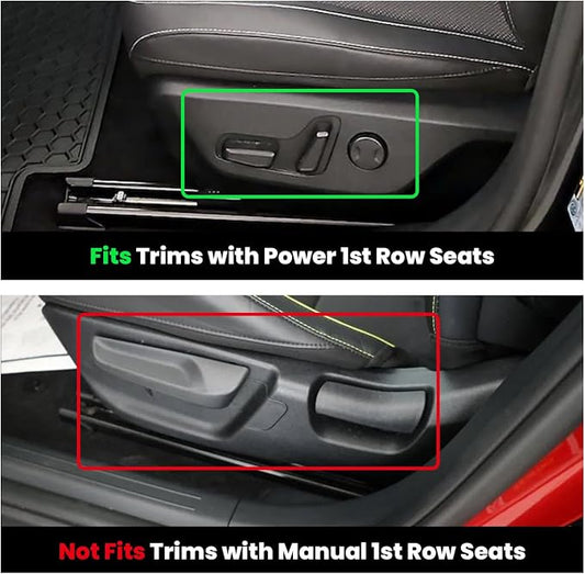LASFIT Floor Mats & Cargo Mat Fits for KIA EV6 2024 2023 2022(Not for Manual 1st Row), All Weather TPE Custom Fit Floor Liners for 1st and 2nd Row Car Mats & Trunk Liner for Kia EV6 Accessories, Black