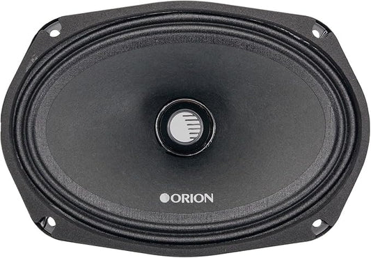 ORION Cobalt CM6952 High Efficiency 6x9 Mid-Range Bullet Loudspeakers, 1200W Max Power, 300W RMS, 2 Ohm, 1.5" Voice Coil - Pro Car Audio Stereo, Midrange Speakers (Pair)