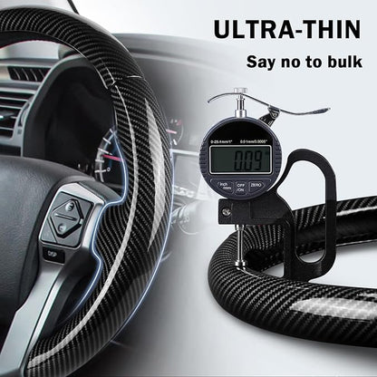 Fit for Toyota Steering Wheel Cover, Steering Wheel Cover for Tacoma(2012-2023) 4Runner(2010-2024) Tundra(2014-2021) Sequoia(2014-2022) Accessories (Glossy Black)