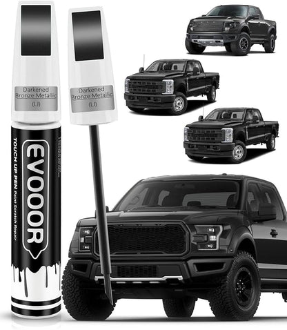 Touch Up Paint for Ford – Exact Match 2 in 1 Paint Pen for Chips and Nicks Repair (Darkened Bronze Metallic(LJ))