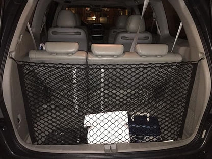 Envelope Style Trunk Mesh Cargo Net for Honda Odyssey 1995-2025 - Car Accessories - Premium Trunk Organizers and Storage - Cargo Net for SUV - Vehicle Carrier Organizer for Honda Odyssey