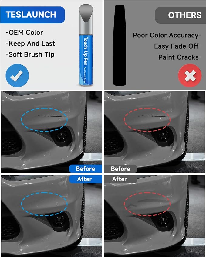Billet Silver Metallic PSC/JSC Car Touch Up Paint Compatible with Dodge – Scratch Repair Kit, Exact OEM Color Match, Scratch & Rust Repair, Car, Truck & SUV Paint Fix
