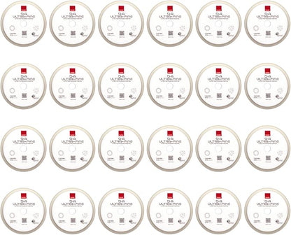 RUPES 9.DA180S Pack of 24 White D-A Ultra-Fine Polishing Foam Pads 180mm | Ideal for Paint Correction & Gloss Enhancement | Extremely Fine Defect Removal | Compatible with 6" Backing Plate