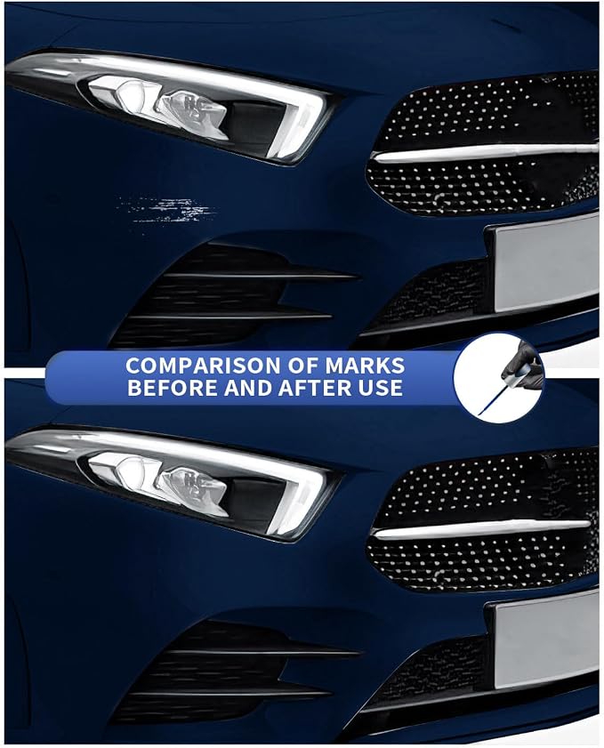 890/5890 Lunar Blue Metallic Touch Up Paint Compatible with Mercedes-Benz Exact Match–Chips and Nicks Touch Up