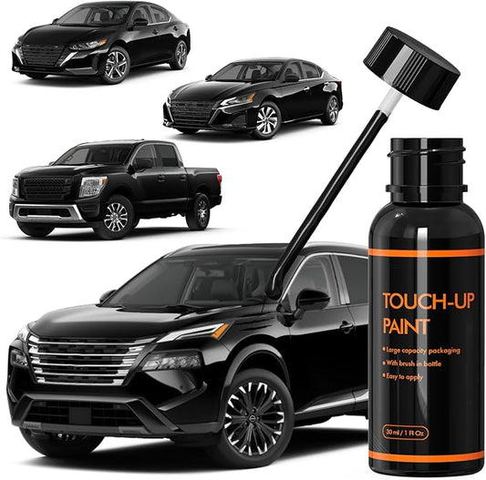 KH3 Super Black Touch Up Paint for Nissan, DIY Car Paint Scratch Repair Kit, Automotive Paints, Quick & Easy Fix Scratch Repair for Rogue/Sentra/Altima/Frontier/Pathfinder/Kicks/Versa