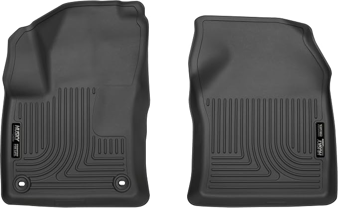 Husky Liners Weatherbeater Floor Mats | Fits 2016-2022 Toyota Prius; 2017-2021 Toyota Prius Prime | Front Row, 2-pc Black - 13541HUL