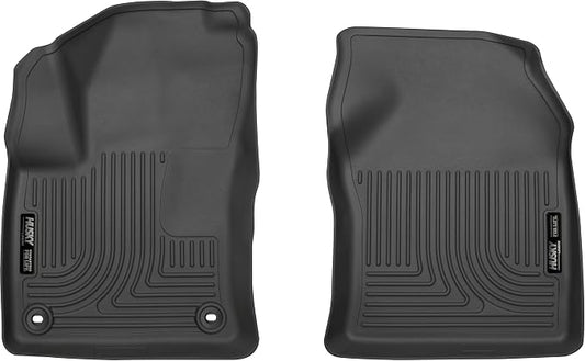 Husky Liners Weatherbeater Floor Mats | Fits 2016-2022 Toyota Prius; 2017-2021 Toyota Prius Prime | Front Row, 2-pc Black - 13541HUL