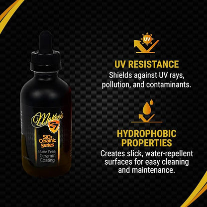 McKee's 37 - Matte Finish Ceramic Coating - Advanced Protection & Shine for Matte Paint, Ceramic Coating for Matte Finish (4 oz)