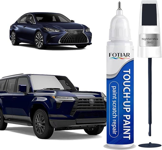 Nightfall Mica 8X5 Touch up Paint for Lexus-Exact Match Scratch Repair Kit 2-In-1 Premium Car Paint Pen for Chips & Nicks
