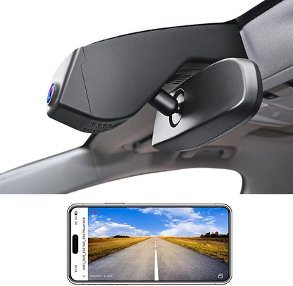 Mangoal 4K Dash Cam fit for GMC Acadia 2017-2023 (Model A), SE SEL Set AT4 Denali, Model A & Model B Have Same Models Years but Vehicle Sensor Cover are Different, Free App & WiFi, GPS, 64GB Card