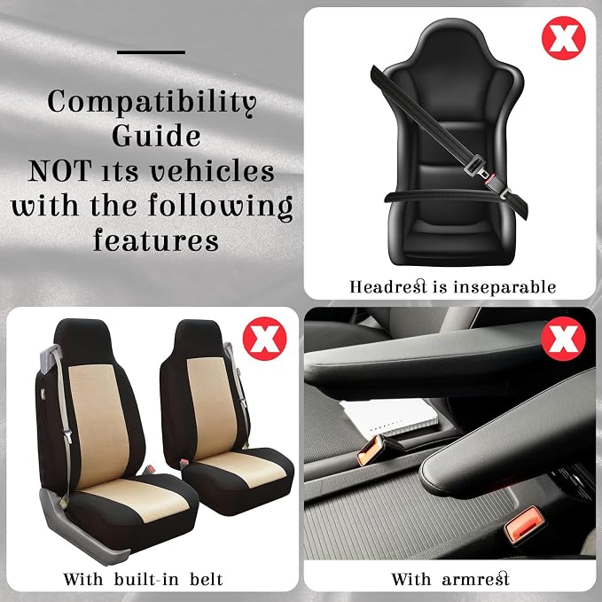 BBTO 43 Pcs Butterfly Car Seat Full Set Butterfly Car Accessories for Women 5 Front Rear Seat Covers Wrist Strap 2 Pcs Cup Mat Armrest Pad 2 Belt Xmas Cover Accessories for SUV(Rose, Black)