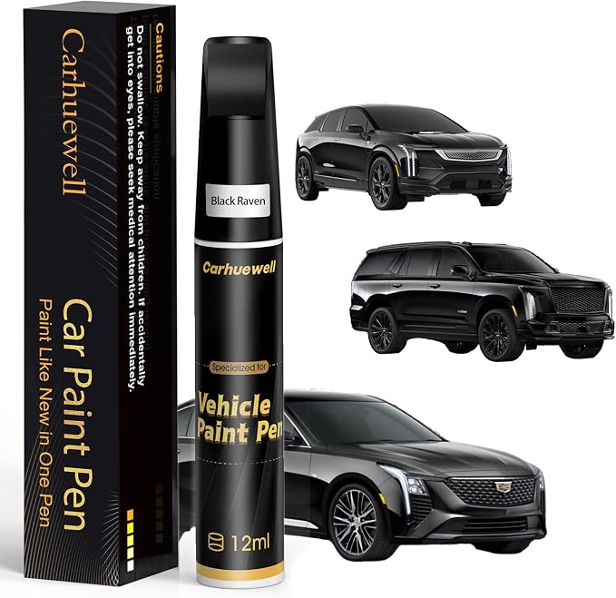 Touch Up Paint for Cadillac Black Raven(GBA/WA8555) Car Touch Up paint Genuine Exact Color Code Compatible With Cadillac Vehicle