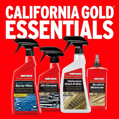 Mothers California Gold Waterless Wash & Wax, 24 oz. — Quick & Easy Car Care Without Water, Spray On & Wipe Off Ultra-Slick Formula Safely Removes Dirt & Grime Scratch-Free (05644)