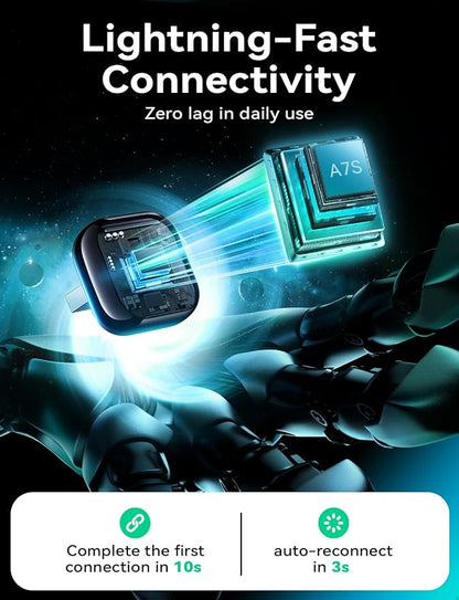 Wireless Carplay & Android Auto Adapter, Metal Design Mini & Stable 2-in-1 Dongle, Convert Vehicle's Wired CarPlay/Android Auto to Wireless, for iOS 10+/Android 11+ & Cars from 2016