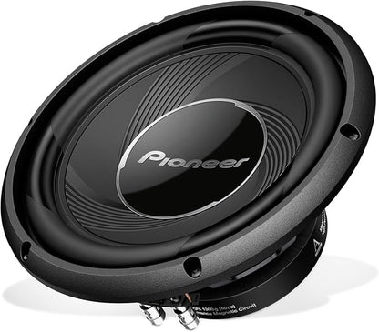 Pioneer A-Series TS-A25S4 10” Subwoofer – 1300W Max, Sealed or Ported Enclosure Compatible, Strong Bass