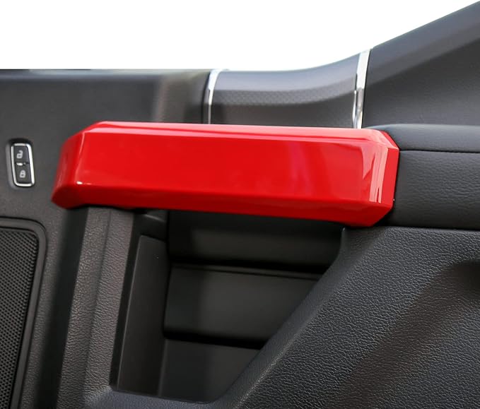 Voodonala Inner Door Handle Covers Trim for Ford F150 2015 2016 2017 2018 2019 2020(Red,4Pcs/Set)