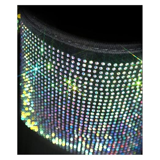 Bling Rhinestones Car Trash Can, Car Seat Back Organizer Trash Bag Auto Garbage Can Hanging Container Waste-Basket - Colorful