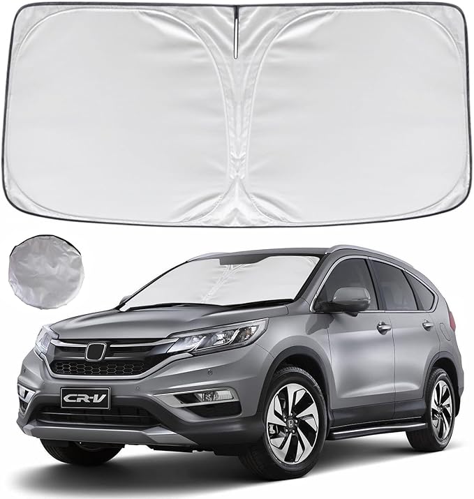 KAYZT Windshield Sun Shade for Honda CRV 2012-2016 CR-V Foldable Sunshade SUV Front Window Custom Fit Accessories