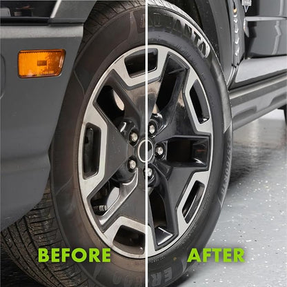 Wipe New Rust-Oleum 381405 Midnight Black Ultimate Tire Shine System
