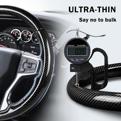 Steering Wheel Cover for Chevy Silverado 1500 2019-Present/ 2500 3500 2020-Present/Blazer 2019-Present (Gasoline Models)/ Suburban Tahoe 2021-2024, Car Steering Wheel Cover Accessories for Chevrolet
