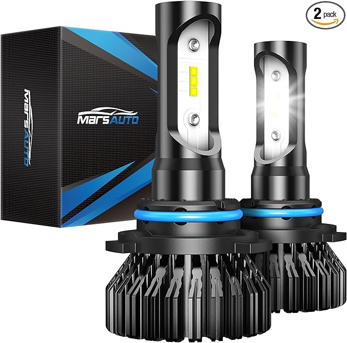 Marsauto 9005 Fog Bulbs HB3 HB3U 9005XS Fog Bulb 12 CSP Chips, Pack of 2
