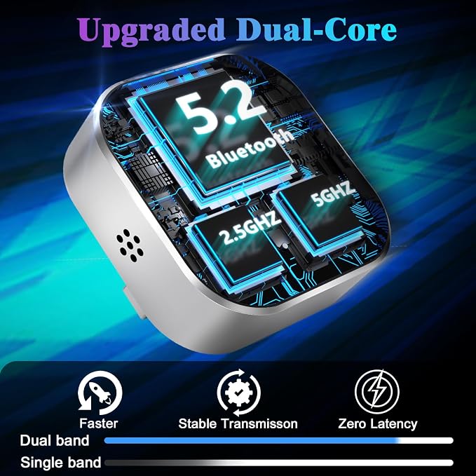 2026 Wireless CarPlay Adapter Upgrade Wired CarPlay to Wireless, Mini USB Design for Cars with Built-in Wired Apple CarPlay Plug and Play Easy Use Fast Stable Connection Car Play for iPhone