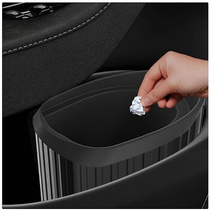 for Tesla Car Trash Can Bin Model Y Model 3 2017-2026 Accessories Mini Garbage Can Trash Bin Model Y Juniper Door Side Trash Can Model 3 Highland Multifunctional Organizers Storage