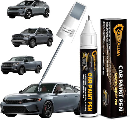 Car Touch Up Paint for Honda(NH-877P/138P Sonic Gray Pearl), Color Accurate Car Scratch Repair Remover Pen,Auto Paint Quick and Easy to fix Vehicle Chips and Nicks Scuff