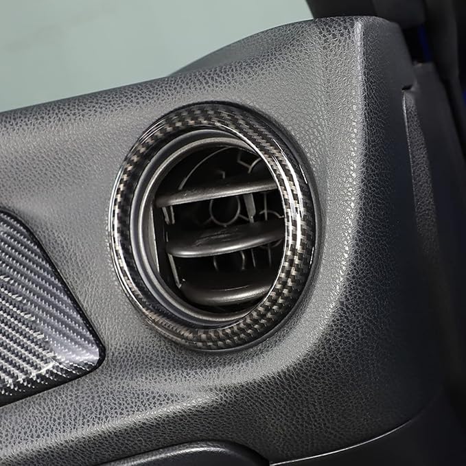 Car Accessories Fit for Subaru BRZ &Toyota 86 Accessories 2012-2020 Interior Center Consoles Decoration AC Air Outlet Vent Front + Side Frame Trims Cover kit (Carbon Fiber Style) ABS 2 PCS