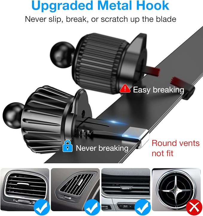 Kaistyle for MagSafe Car Mount Charger【Stronger Magnets】Magnetic Wireless Car Charger with Dashboard Pad Mounting Phone Holders for Your Car Accessories for Women Men Car Mount for iPhone 17 16 15 14