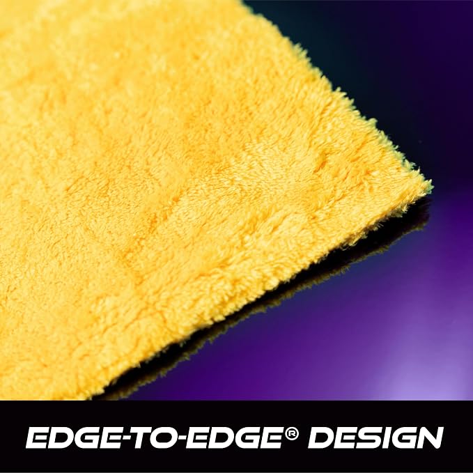 VIKING Microfiber Cleaning Cloth for Car Detailing, Ultra Plush Finishing Microfiber Towels for Car Cleaning Supplies, Yellow, 16 inch x 16 inch, 6 Pack