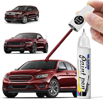 R3 Burgundy Velvet Touch Up Paint Compatible with Ford, DIY Car Paint Scratch Repair, Automotive Paints, Quick & Easy Fix Scratch Repair for Mustang/Explorer/Taurus/Expedition/Edge/Flex/Fusion