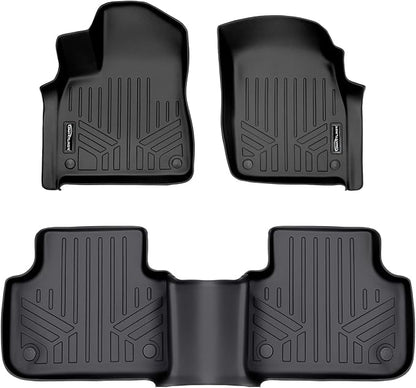 MAXLINER Custom Fit Floor Mats 2 Row Liner Set Compatible with 2017-2025 Audi Q7 / SQ7