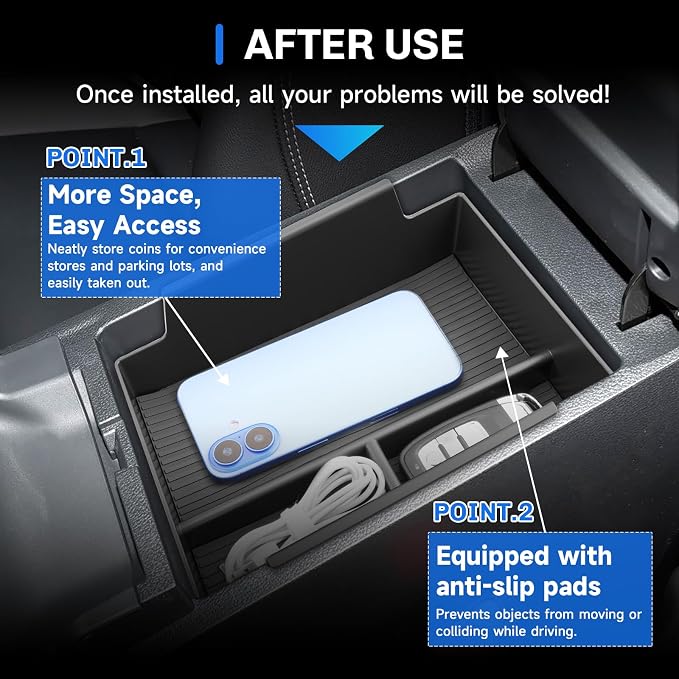 SXCY 3PCS for 2026 Nissan Sentra Console Organizer+Cupholder Insert+Wireless Charging Mat for 2026 Nissan Sentra Accessories Center Console Tray 2026 Sentra Armrest Console Organizer Tray