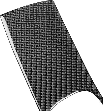 Real Carbon Fiber Fit for Chevy Silverado/GMC Sierra 1500 2014-2018 for 2500/3500HD 2015-2019 Car Window Lifting Switch Panel Trim Door Decals Sticker Auto Interior Accessories Cover Style A Black
