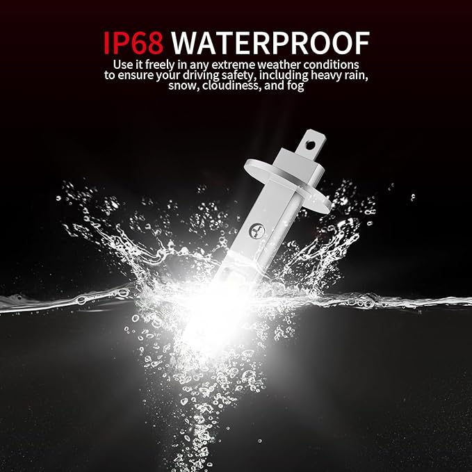 Latest 𝖧𝟣 Bulbs, 90,000LM 1300% Brightness, 6500K White Super Bright, 1:1 Halogen Size, 6500K Cool White, No Adapter Required, Easy Install Non-Polarity Off Road Lights, Pack of 2