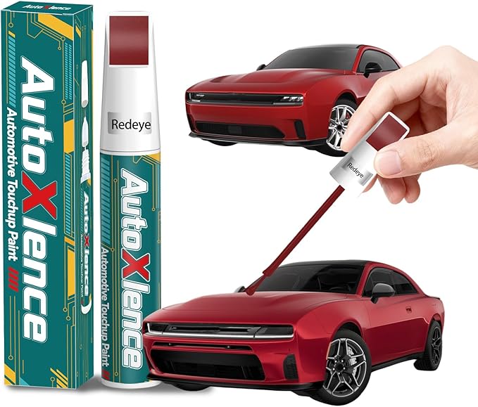 Redeye(PR6/ZR6) Touch Up Paint Compatible with Dodge Car Paint Pen Scratch Repair Automotive Scratch Remover Fix Exact Color Match