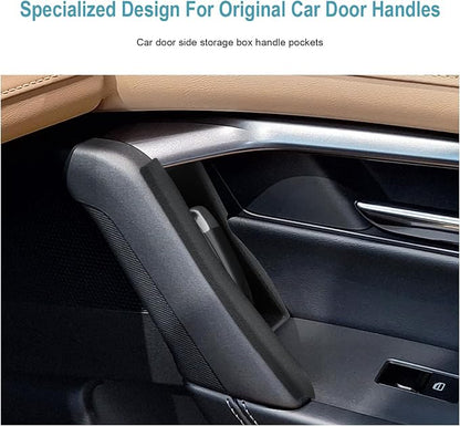 CDEFG 4Pcs for 2026 Mazda CX5 Center Console Organizer Door Handle Pocket Trash Can for 2026 Mazda CX-5 (S/Select/Preferred/Premium/Premium Plus) Accessory Door Side Storage Box