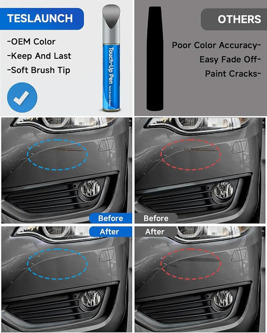 Touch Up Paint for BMW, Mineral Grey(B39) Exact Match Touch Up Paint Car Scratch Repair(Mineral Grey Metallic for X2/2 Series Tourer)