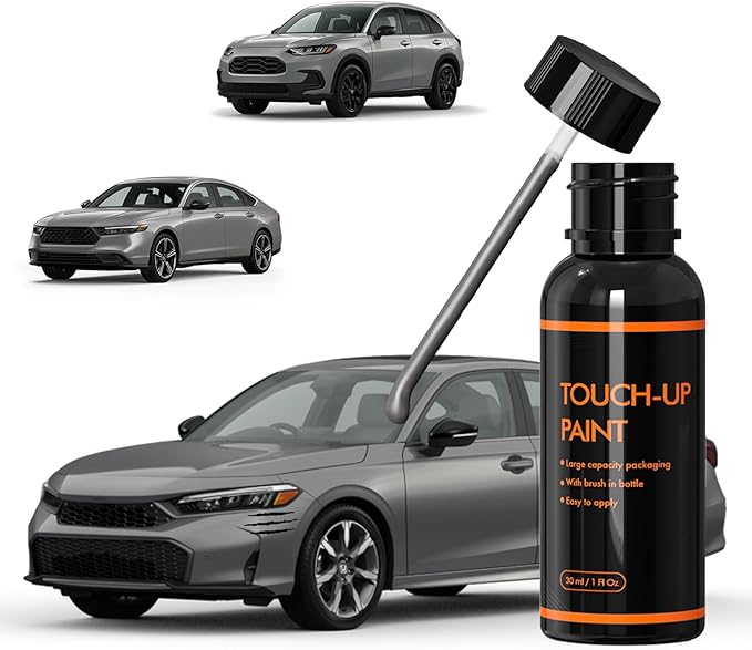 NH912P Urban Gray Touch Up Paint for Honda, DIY Car Paint Scratch Repair Kit, Automotive Paints, Quick & Easy Fix Scratch Repair for Accord/CRV/HRV