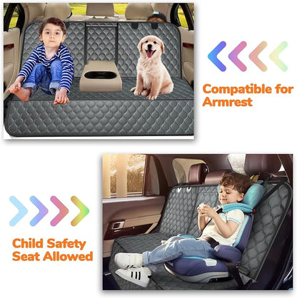 URPOWER Dog Car Seat Cover for Back Seat - Waterproof Car Seat Protector for Child Carseat & Pets, Nonslip Car Seat Covers for Full Size SUVs & Trucks