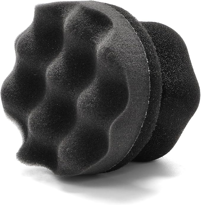 Yesland Tire Dressing Applicator, 4 Pack Tire Shine Applicator Dressing Pad - Hex Grip Design Car Cleaning Supplies - Durable & Reusable Tire Foam for Tire Detailing